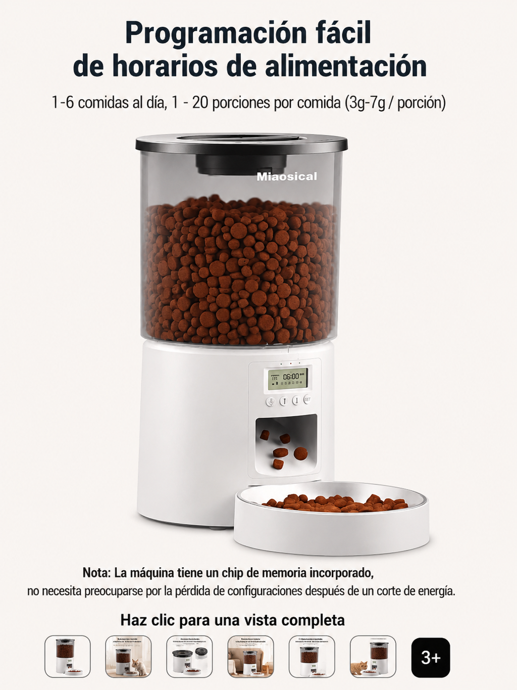 COMETERO AUTOMATICO PARA MASCOTAS